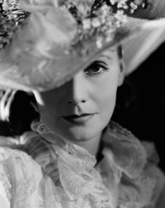 Greta Garbo in a publicity still for Anna Karenina, 1935. Image in the public domain.