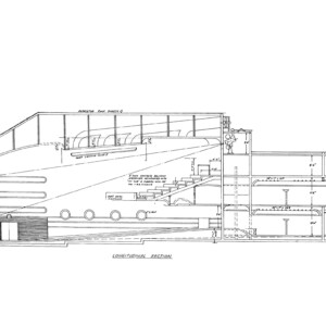 Architectural Section of Strand Cinema