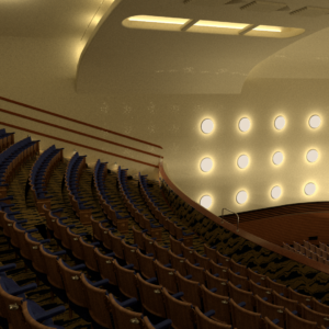 The Strand's auditorium as it would have looked in 1935.